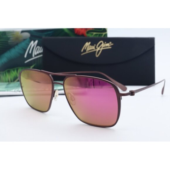 Maui Jim Beaches MJ 541-07M Maui Rose Aviator Sunglasses Maui Rose polarized - Picture 1 of 6